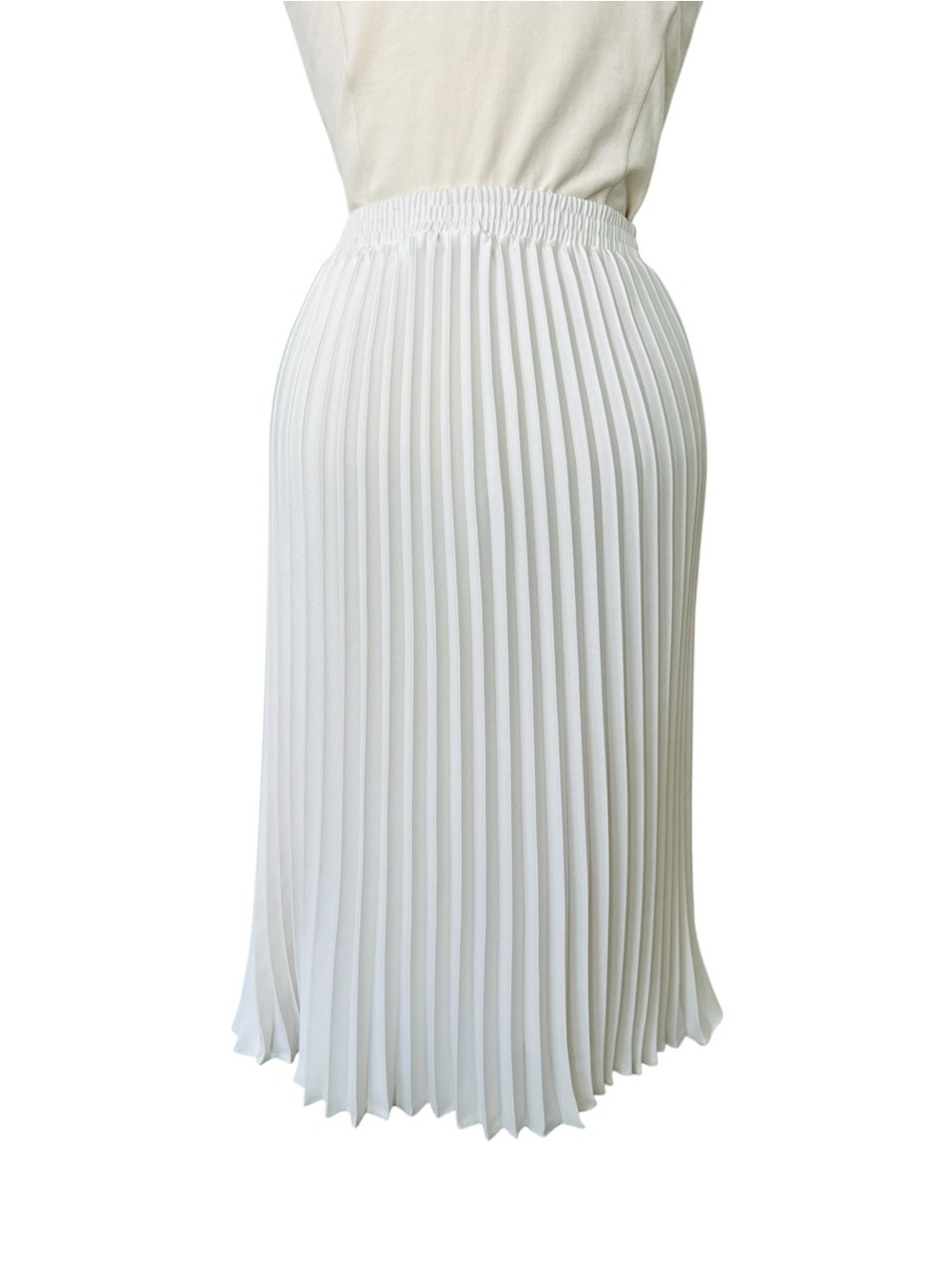 A NEW DAY Women’s Off-White Pleated Midi Skirt Size XS - Picture 4 of 11